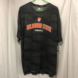 Russell Oklahoma state cowboys team shirt new OSU NWT